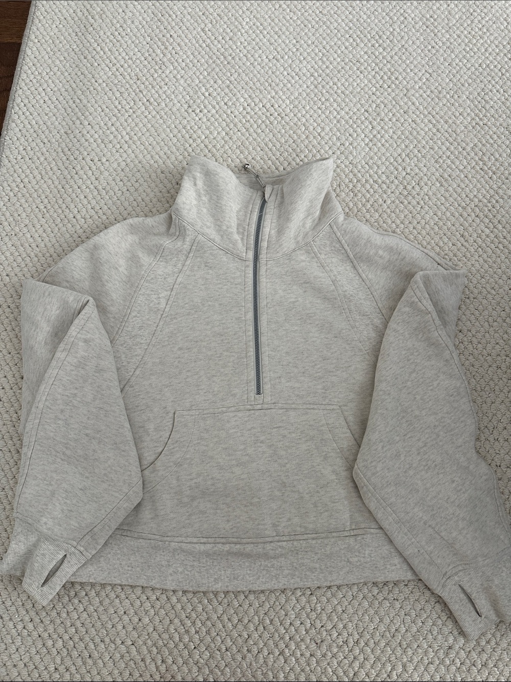 LULU LEMON CROPPED SCUBA